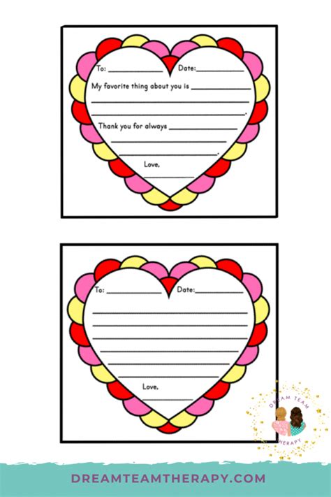 Printable Valentines Day Letter Template