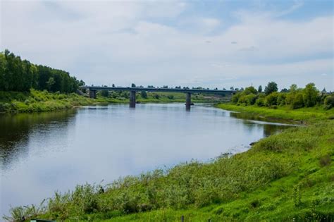 Premium Photo Western Dvina River In The City Of Polotsk Belarus