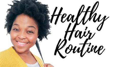 Easy Healthy Hair Routine Natural Hair Care Regimen Type 4c4b Hair