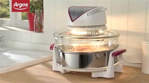 Cookworks EP White Digital Halogen Oven Argos Review YouTube