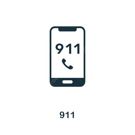 Emergency 911 Clipart Hd Png 911 Icon Vector Call Emergency Security