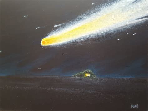 Comet 9x12 Oil Painting And Giclee Prints Etsy