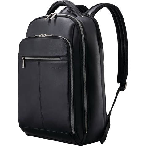 Samsonite Classic Leather Backpack Black 126037 1041 Bandh Photo