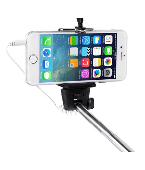 Fjck Multicolor Aux Wire Selfie Stick 78 Cm Selfie Sticks And Accessories Online At Low Prices