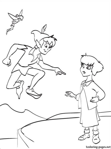 Disney Peter Pan Coloring Pages At Free Printable