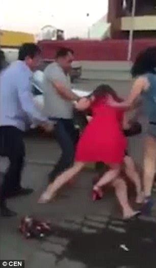 Kazakhstan Women Involved In Drunken Brawl As Men Struggle To Separate