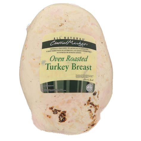 Central Market Oven Roasted Turkey Breast Sliced Shop Meat At H E B