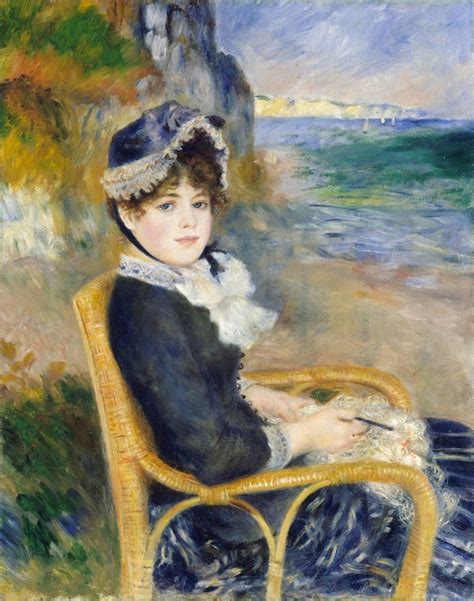By The Seashore By Pierre Auguste Renoir 1883 Ciel Bleu Media