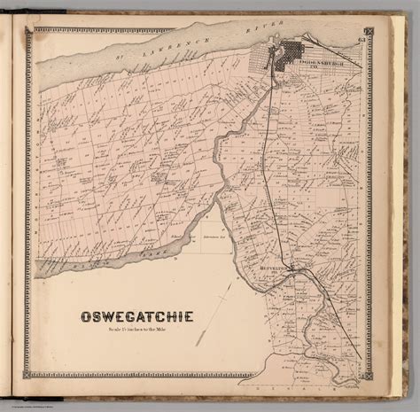 Oswegatchie, Saint Lawrence County, New York. - David Rumsey Historical