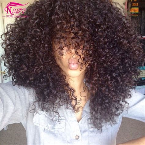 Brazilian Virgin Hair Kinky Curly Brazilian Human Hair Weave Bundles A