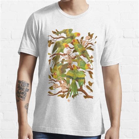 The Extinction Of The Carolina Parakeet T Shirt For Sale By Ikerpazstudio Redbubble