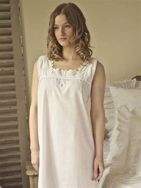 Chemise Cotton Victorian Style Nightdress Lunn Antiques