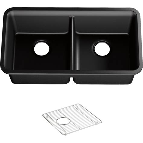 Check spelling or type a new query. KOHLER Cairn Undermount Neoroc Granite Composite 33.5 in ...