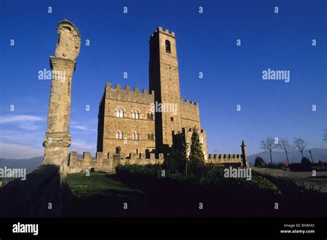 The Castle Of Poppi Arezzo Province Toscana Tuscany Italy Stock