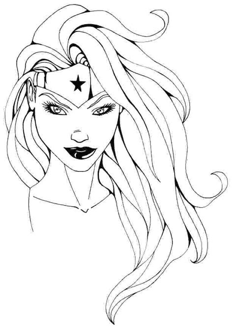 Wonder Woman Logo Coloring Pages At Getdrawings Free