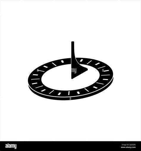 Sundial Icon Sundial Clock Icon Vector Art Illustration Stock Vector