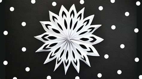 Wonderful Paper Snowflake Craft For Christmas Idea Tutorial Diy Youtube