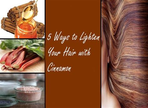 Honey And Cinnamon To Lighten Your Hair It Is A Good Lightening
