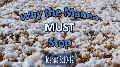 Why The Manna Must Stop Youtube