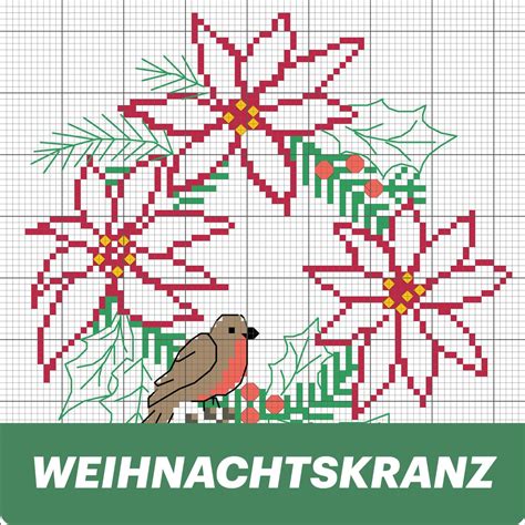 Check spelling or type a new query. Stickvorlage Kranz Kreuzstich - Sticken kreuzstich ...