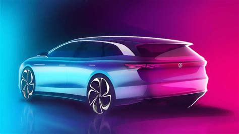 Vw Presents Its First Electric Station Wagon The Id Space Vizzion