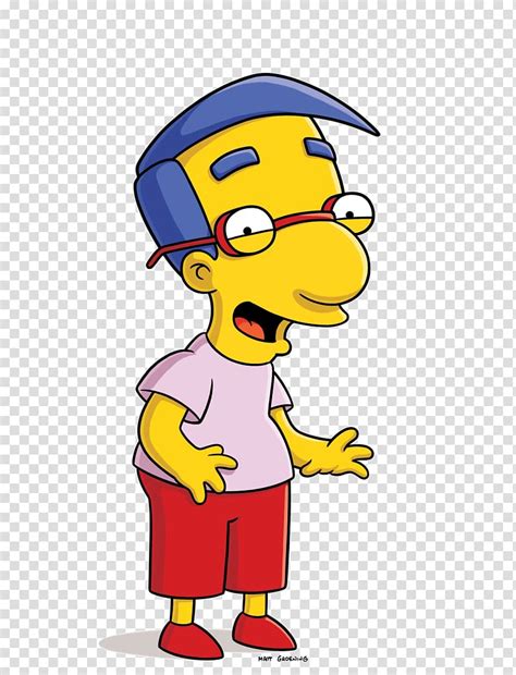 Simpson Character Illustration Milhouse Van Houten Bart Simpson Lisa