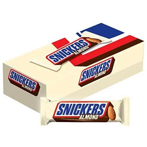 Snickers Almond Singles Size Chocolate Candy Bars 176 Ounce Bar 24