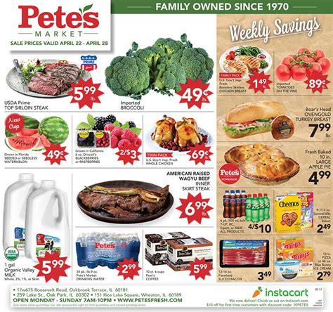 View the latest weekly specials at hubben's market! Pete's Fresh Market Ad Circular - 04/22 - 04/28/2020 | Rabato