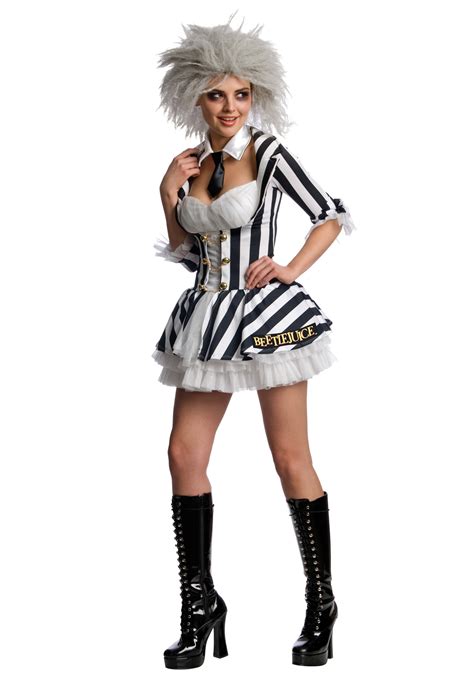 All the other items were things i had around the house! Sexy Beetlejuice Costume