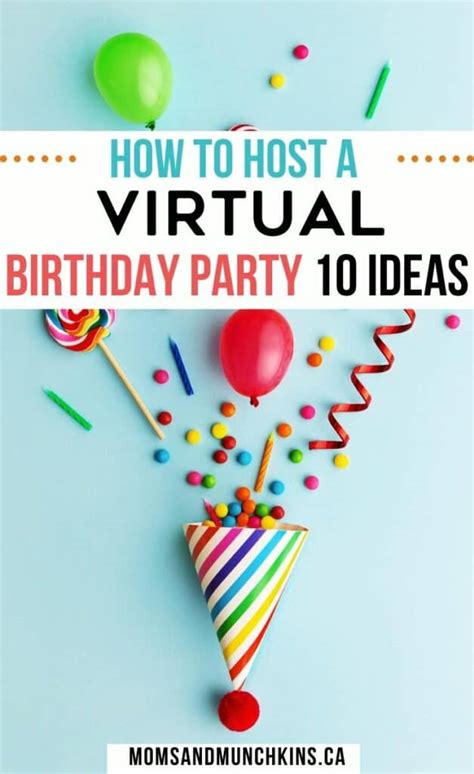 10 Virtual Birthday Party Ideas