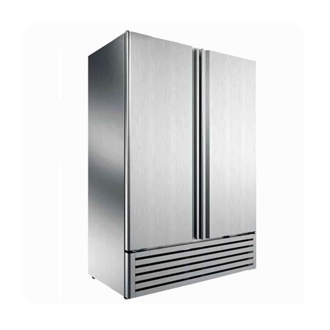 Refrigerador Vertical 2 Puertas Solidas Acero Inox Vrd43 R2 Ps Imbera