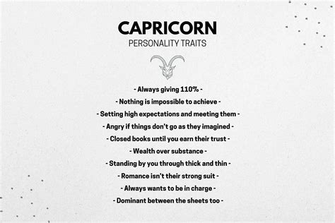 Capricorn Characteristics Female