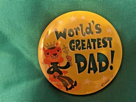 Pin On Badge Worlds Greatest Dad Very 225 Colorful Unknown