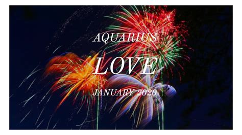 Also provided free aquarius love, career, yearly, monthly, weekly and daily horoscopes for 2021. AQUARIUS.....YOU VS THEM.. JANUARY 2020 - YouTube