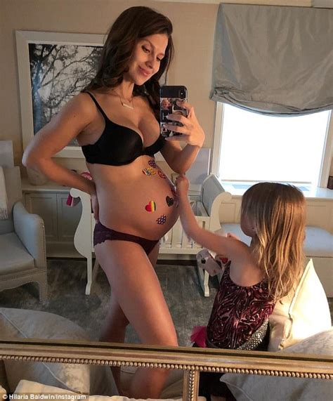 Contact us by to obtain control of this profile. Hilaria Baldwin poses pregnant in lingerie | Daily Mail Online