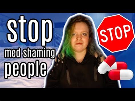 Stop Med Shaming Medication Shaming Needs To Stop YouTube