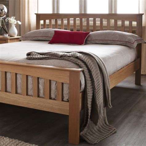 The Windsor The Light Oak Bedframe Is Finished With A Wax Allowing