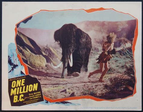 ONE MILLION B C Movie Poster 1940 SCI FI Movie Posters