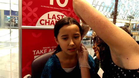 Em Getting Her Ears Pierced For The Third Time Youtube