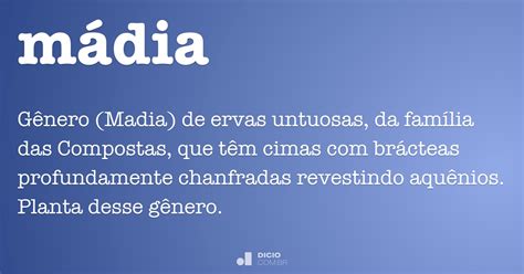 Mádia Dicio Dicionário Online de Português