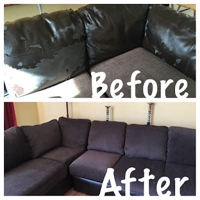 Reupholster your couch without removing the old fabric with this simple method! A Step of Faith