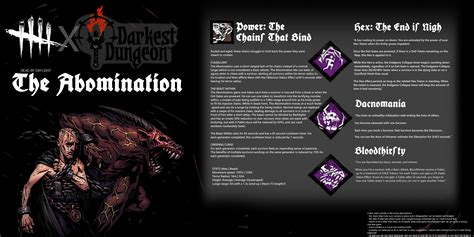 Dead By Daylight X Darkest Dungeon Killer Concept The Abomination