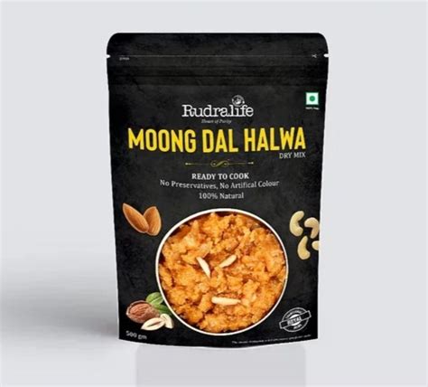 Rudralife Moong Dal Halwa Dry Mix Instant Mix Packaging Size G