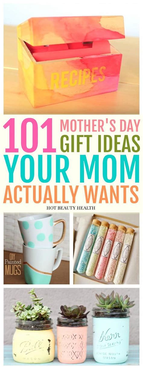 60+ gifts for mom she'll truly love. Birthday Gift Ideas | Diy gifts for mom, Homemade gifts ...