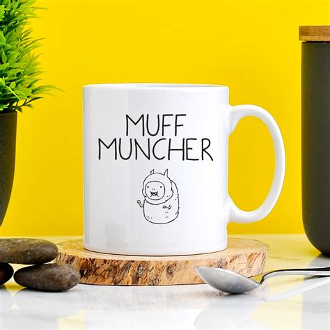 Muff Muncher Mug Profanity Ts Rude Mugs T For Etsyde