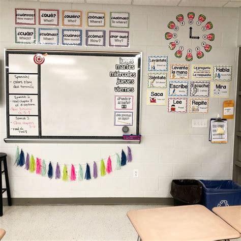 Spanish Classrooms Tour A Peek Into 30 Rooms Spanish Classroom Spanish Teacher Classroom