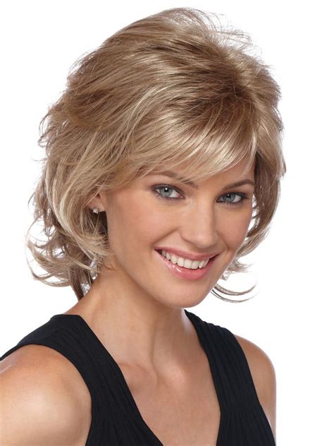 Angela Synthetic Wig Medium Hair Styles Short Hair With Layers