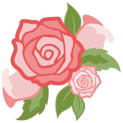 ✓ free for commercial use ✓ high quality images. Rose Flower Group cut file SVG cutting file for ...