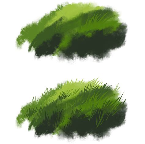 How To Draw Grass Step By Step Easylinedrawing