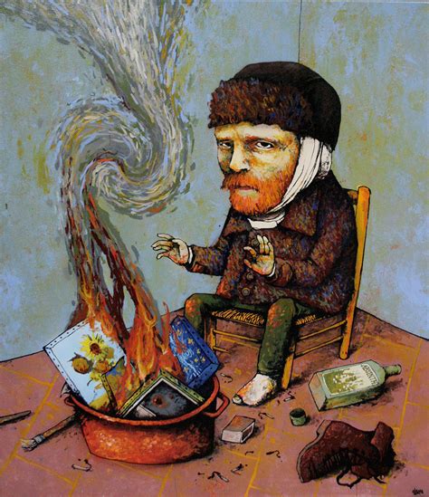 French Artist Dran With Black Humor In His Drawings Ridiculed